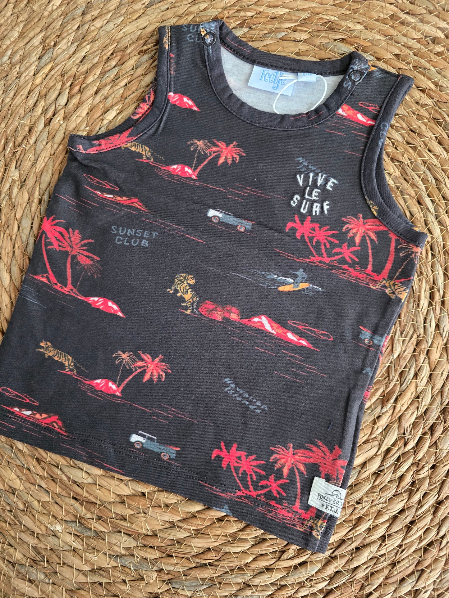 Feetje singlet - happy camper