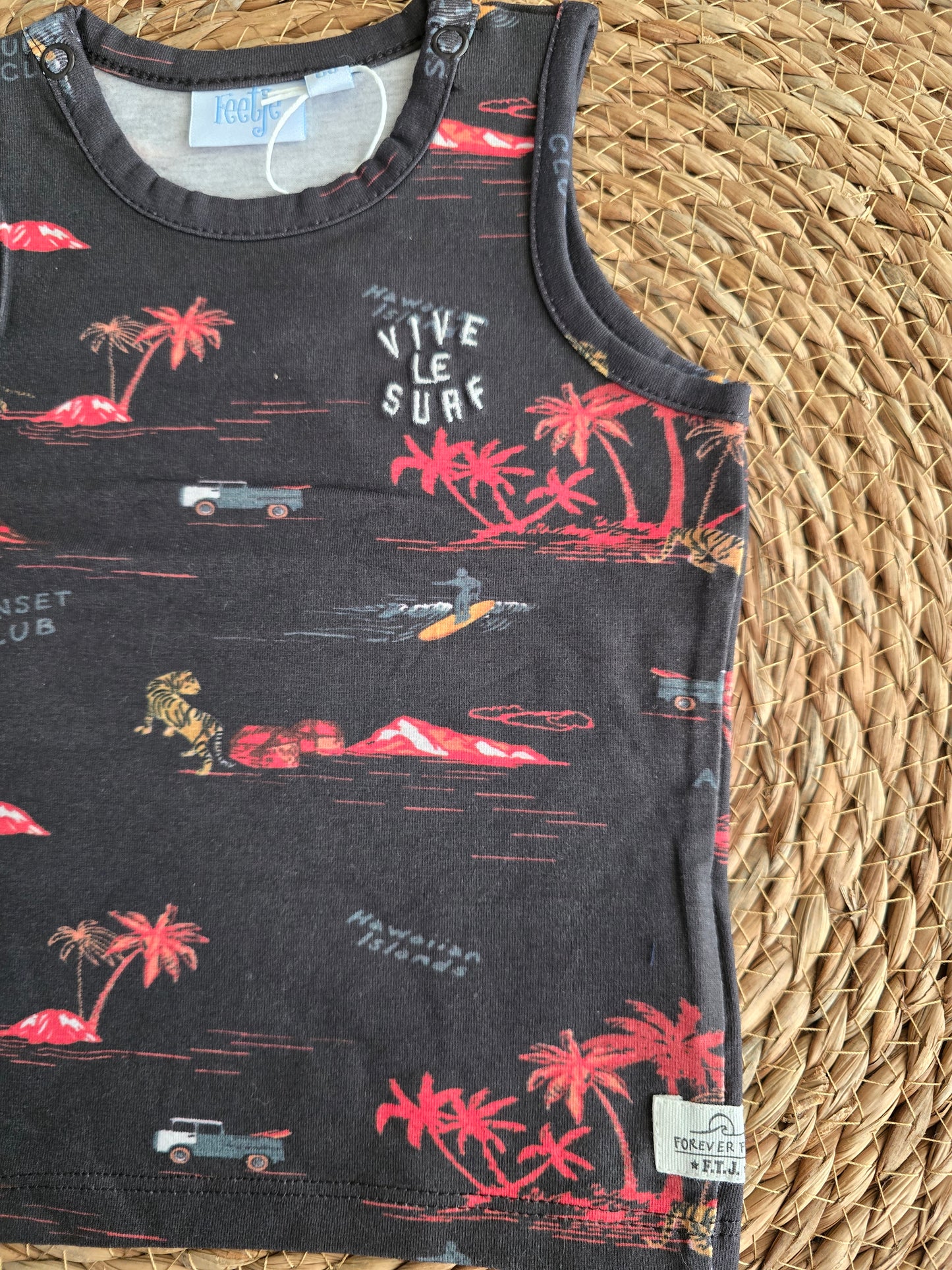 Feetje singlet - happy camper