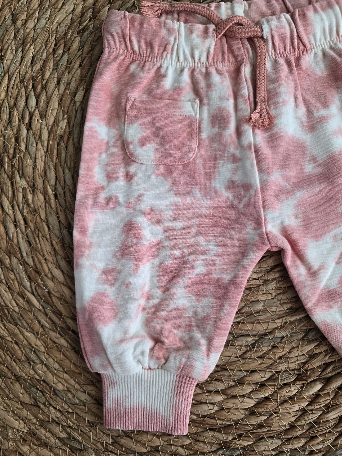 Feetje broek - flamingo