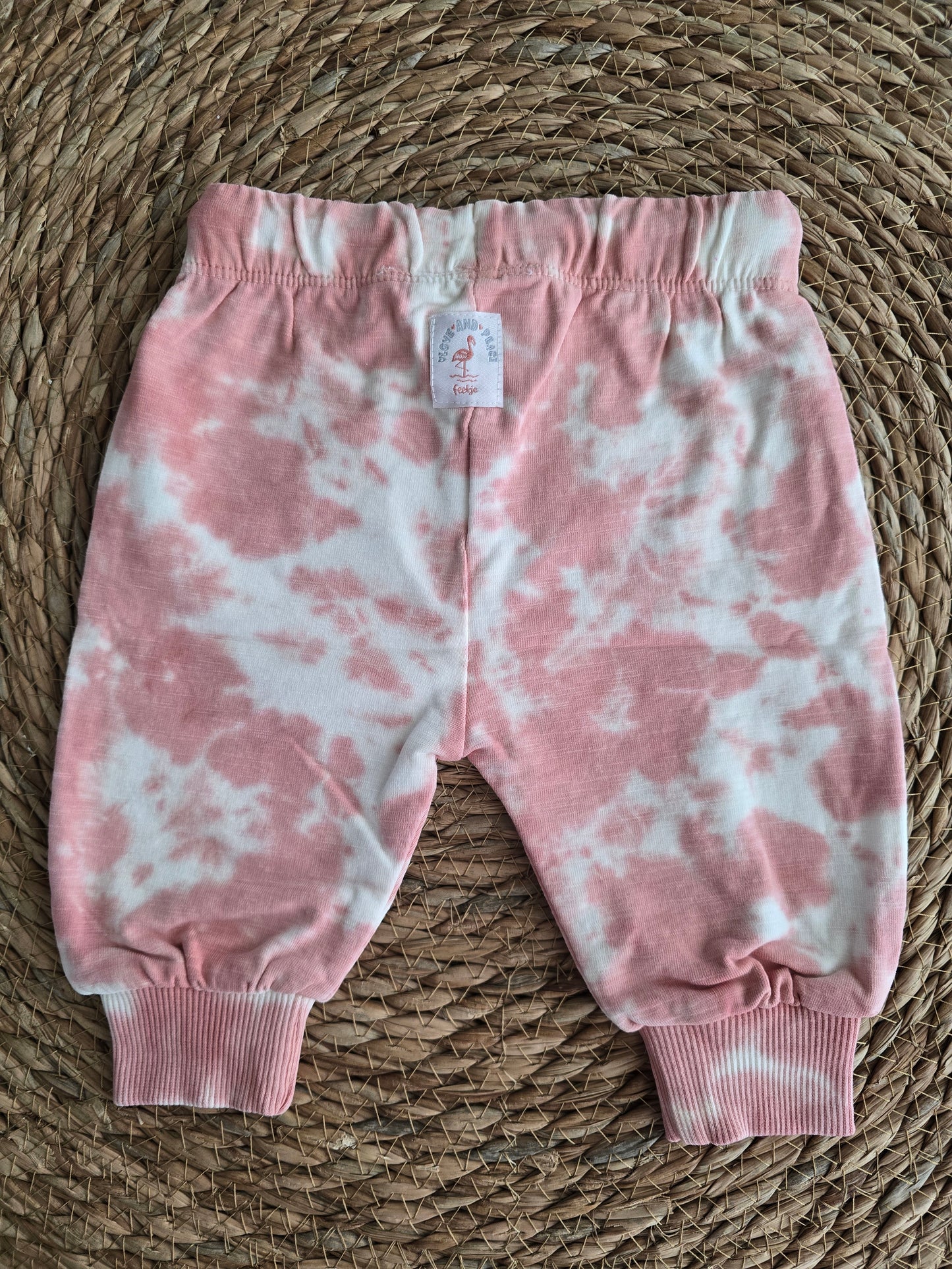 Feetje broek - flamingo