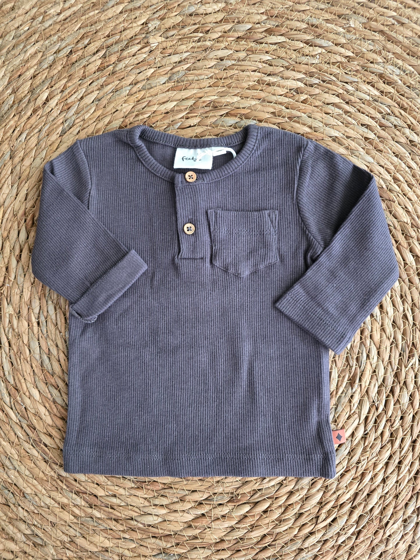 Feetje shirt - antraciet - wild one