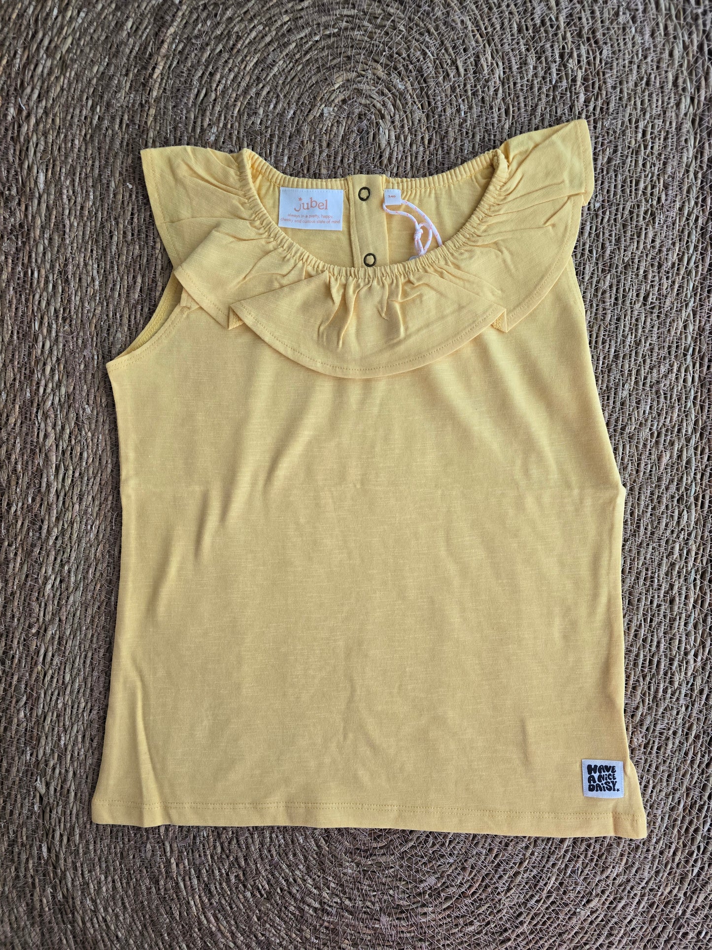 Jubel top - Geel - Have a nice daisy