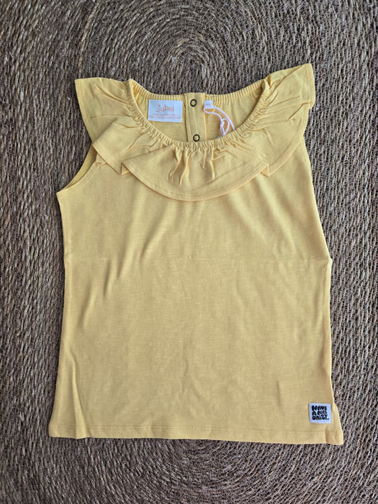 Jubel top - Geel - Have a nice daisy