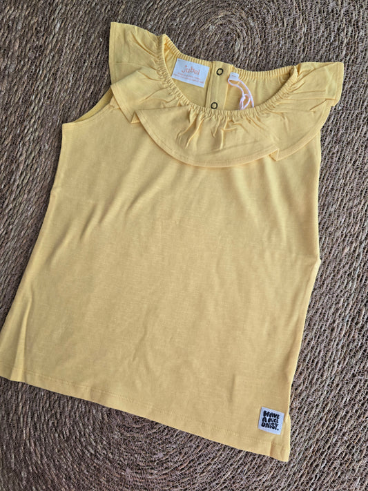 Jubel top - Geel - Have a nice daisy