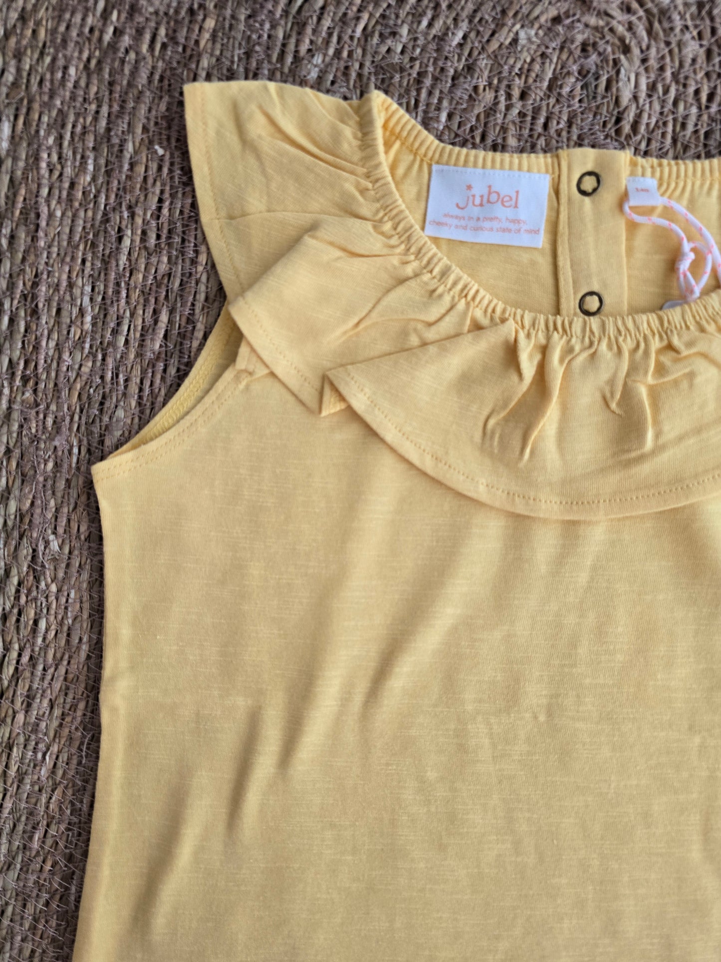 Jubel top - Geel - Have a nice daisy