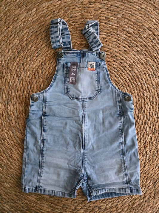 Babyface tuinbroek - light blue denim