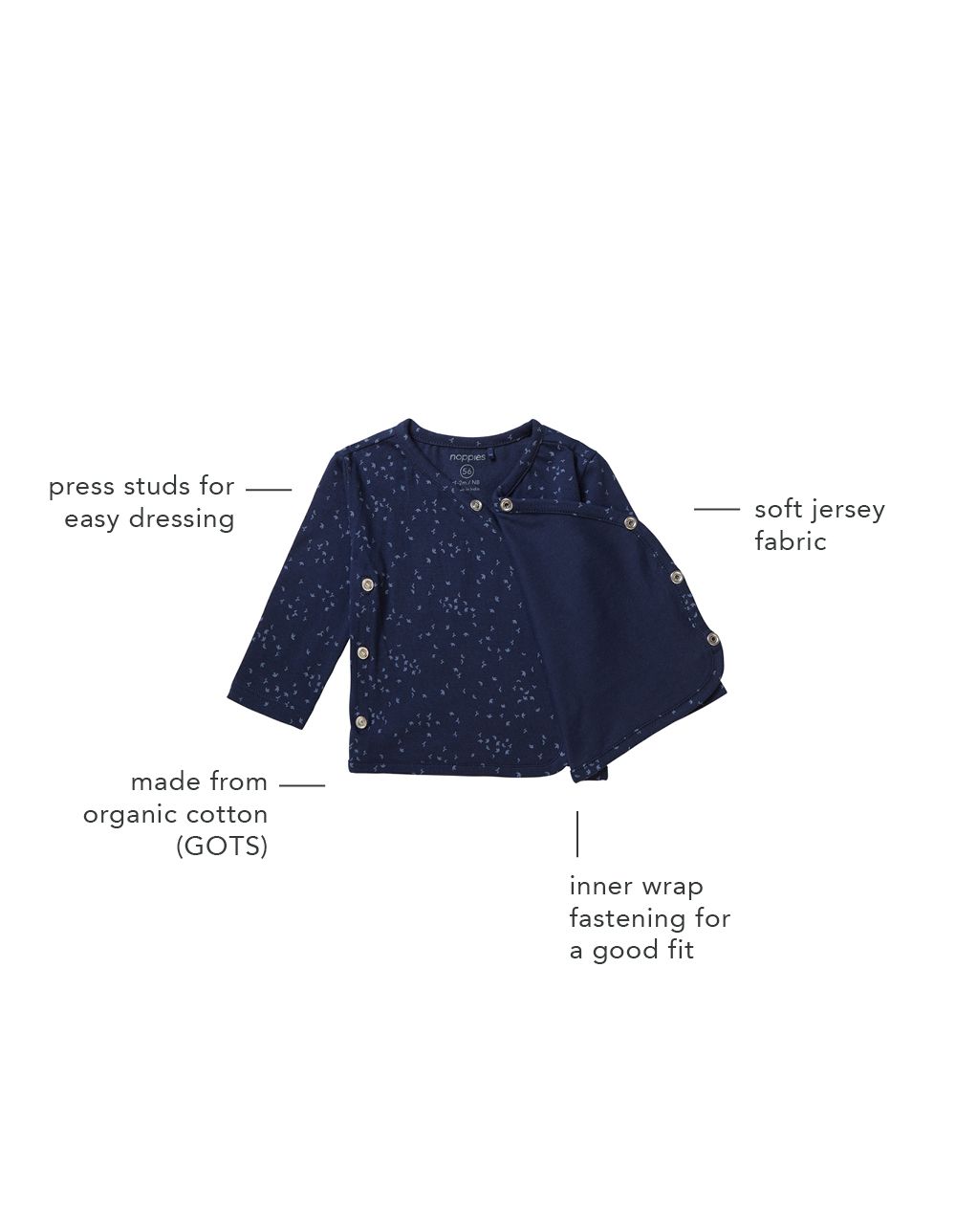 Longsleeve Nantes - Black Iris