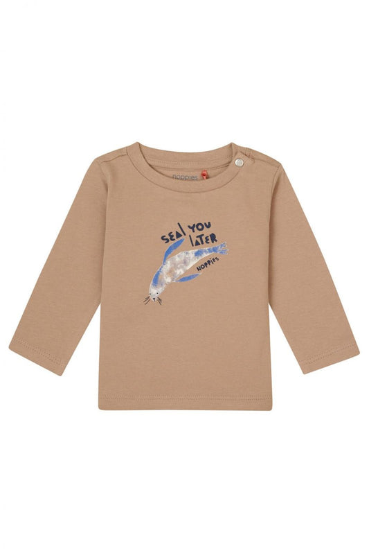 Noppies Longsleeve Grinestar - Natural