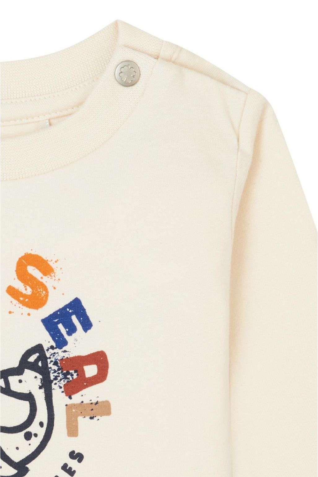 Noppies Longsleeve Grinestar - Butter Cream