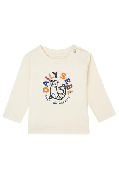 Noppies Longsleeve Grinestar - Butter Cream