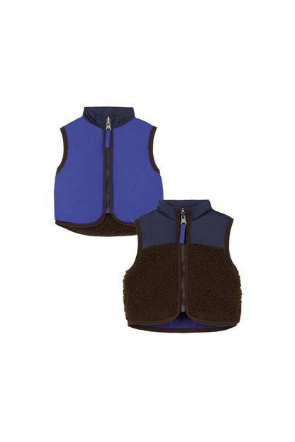 Noppies Bodywarmer Galve – Wendbar – Brown Patina