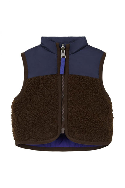 Noppies Bodywarmer Galve – Wendbar – Brown Patina