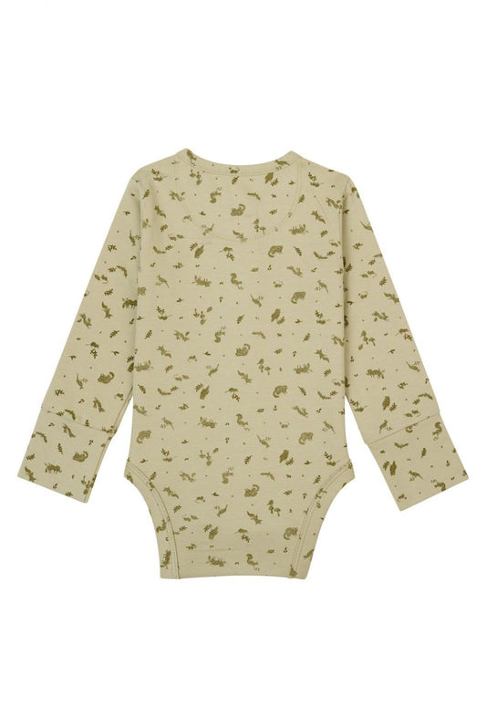 Noppies Romper Gema - Moss Gray