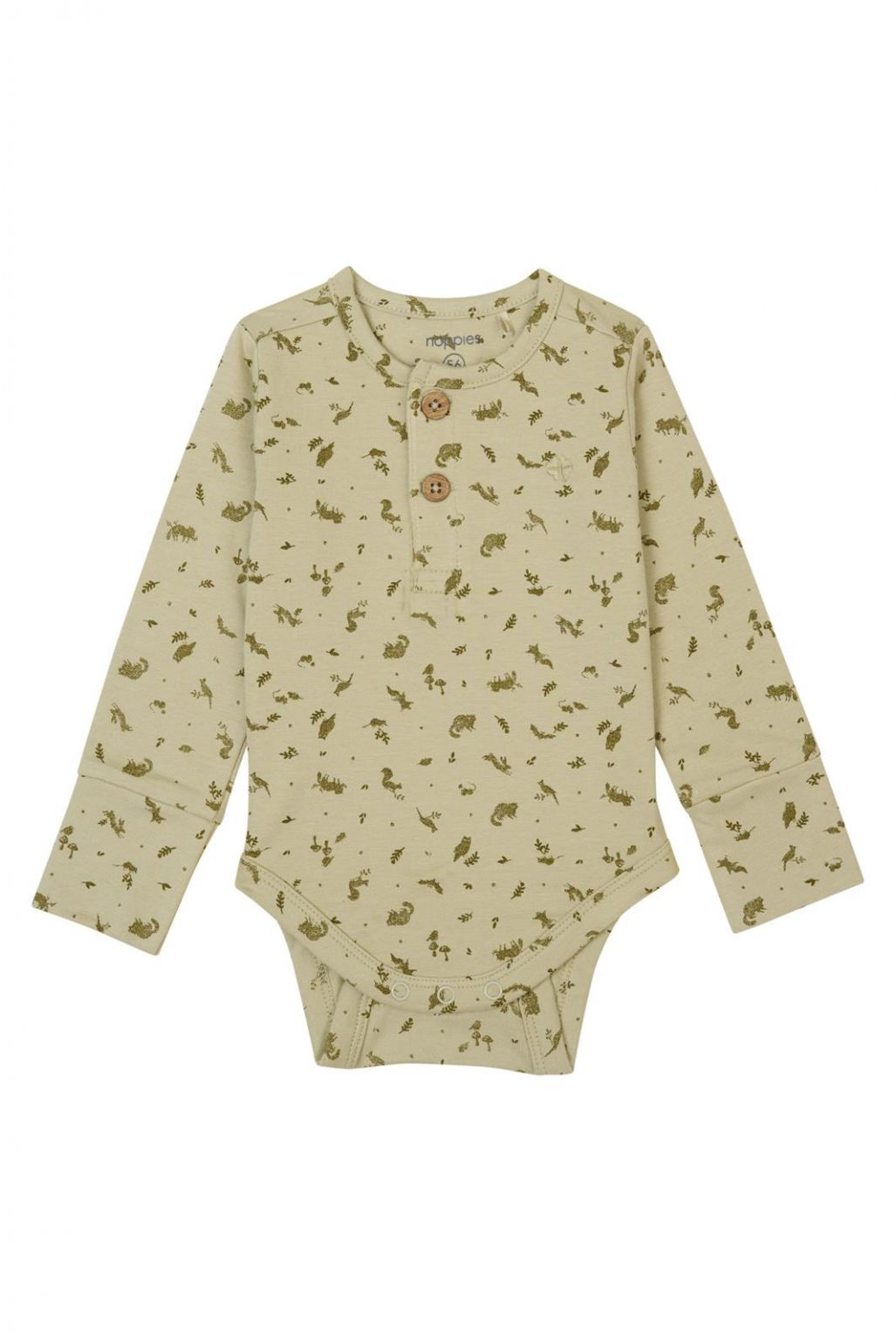 Noppies Romper Gema - Moss Gray