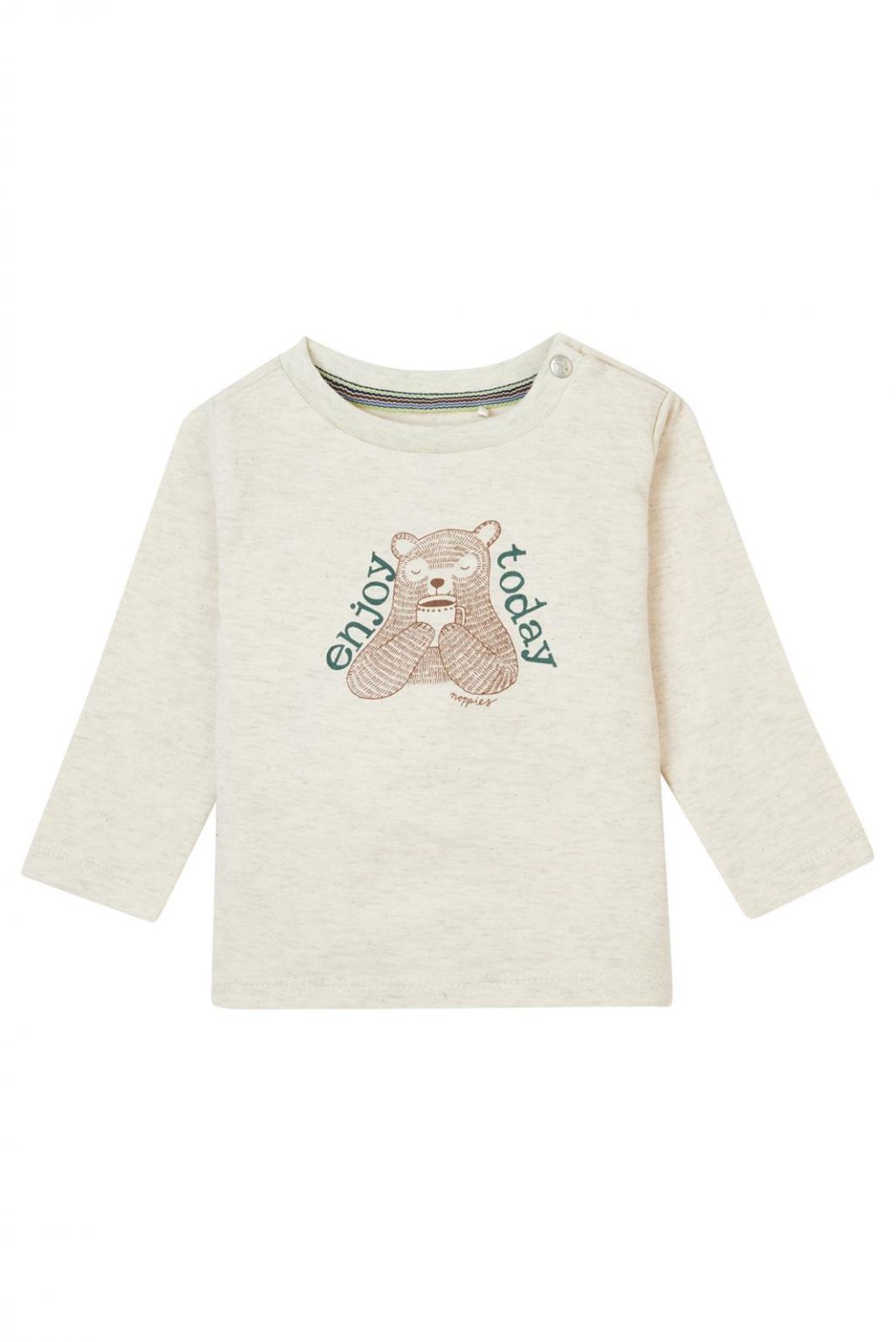 Noppies Longsleeve Gemenos - Oatmeal