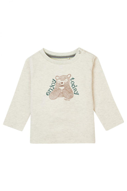Noppies Longsleeve Gemenos - Oatmeal