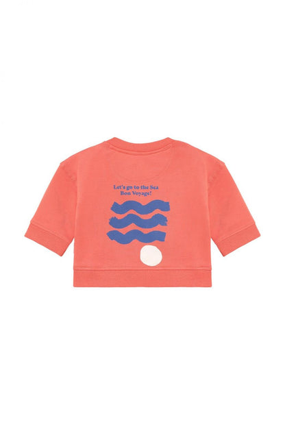 Noppies Sweater - backprint - Burnt Sienna