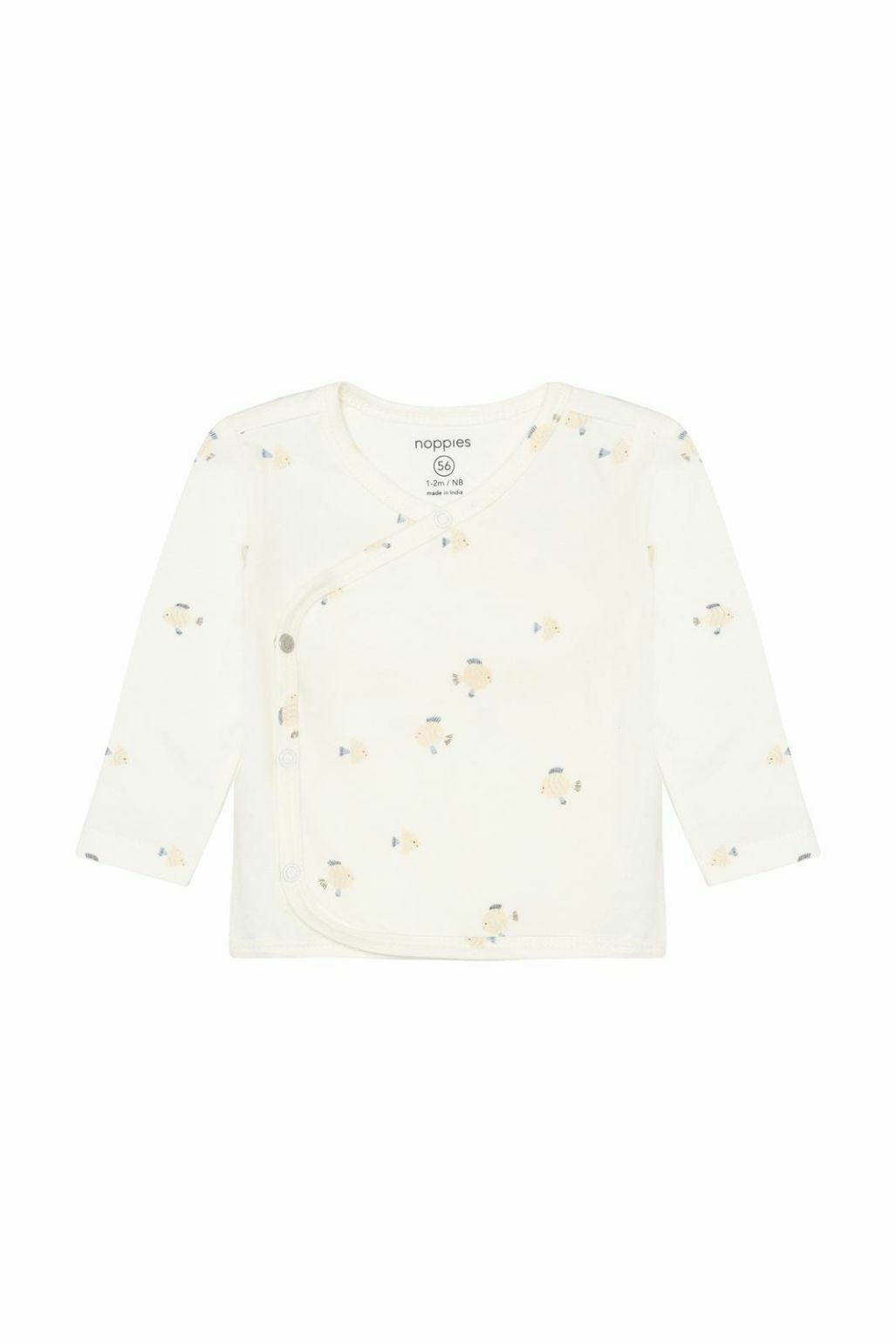Noppies Longsleeve all over print - Egret