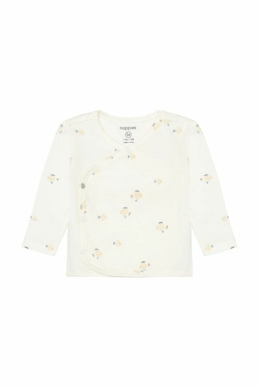 Noppies Longsleeve all over print - Egret