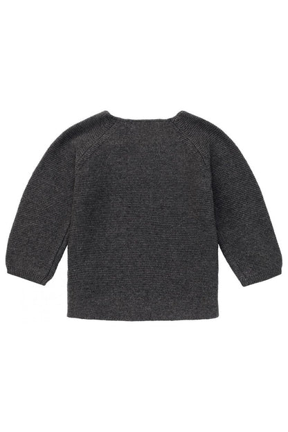 Noppies knit Vest Pino - Dark grey melange