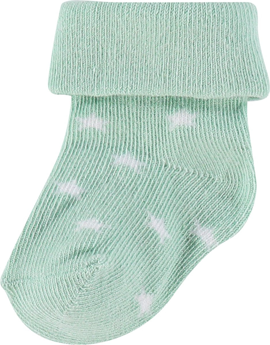 Noppies sokken (2 paar) Levi stars - Grey mint