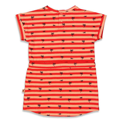 Feetje jurk - papaya punch