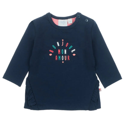 Feetje Longsleeve Bonjour - Mon Petit