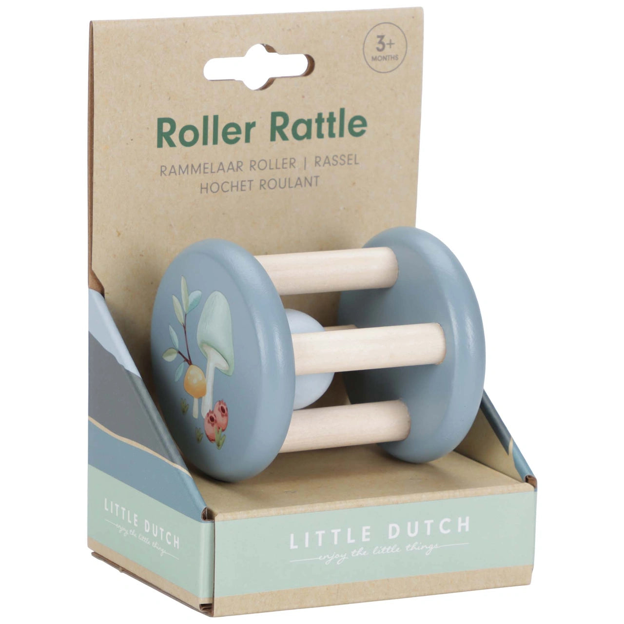 Rammelaar roller - Blauw - Forest Friends
