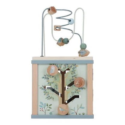 Houten activiteitenkubus - Forest Friends