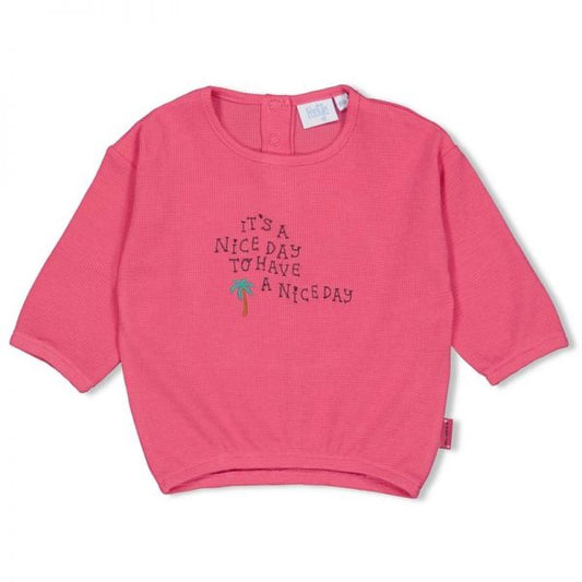Feetje shirt - pink - nice