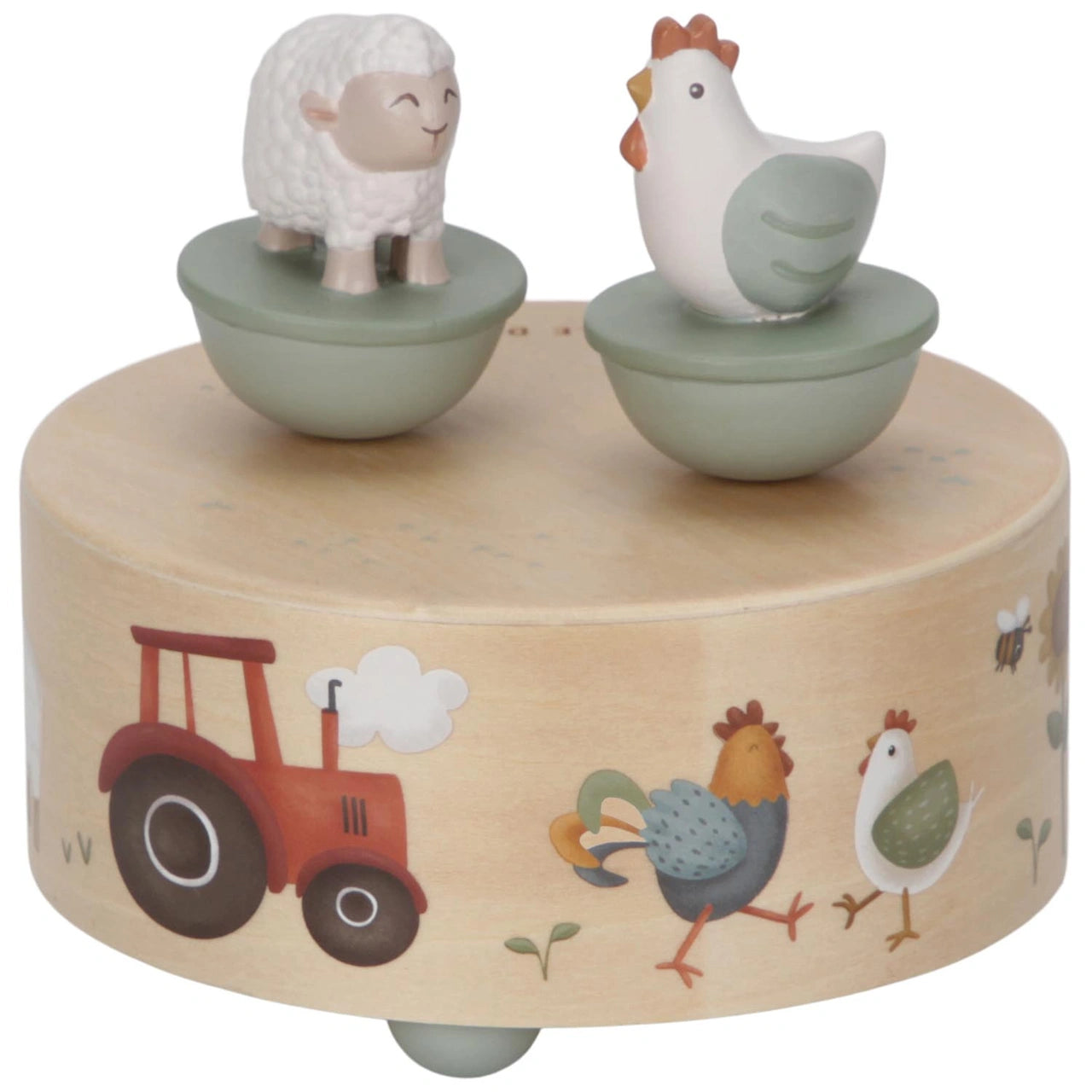 Muziekdoosje - Groen - Little Farm