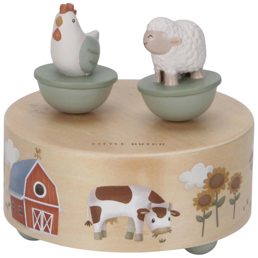 Muziekdoosje - Groen - Little Farm